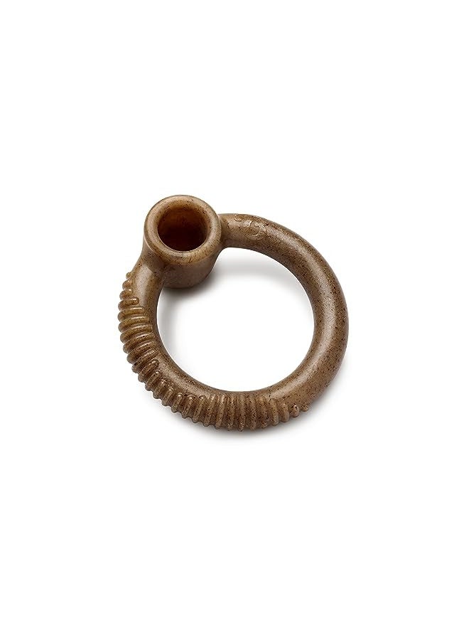 Benebone Ring Durable Dog Chew Toy for Aggressive Chewers, Real Bacon, Made in USA, Medium - Image 1