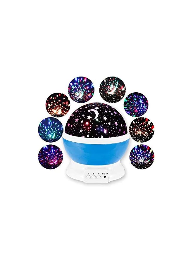 The Bros Romantic Sky Star Master Night Light Projector Children Kids Baby Sleep Lighting USB Lamp LED Projection Purple BZ_ST_LMP - Image 4