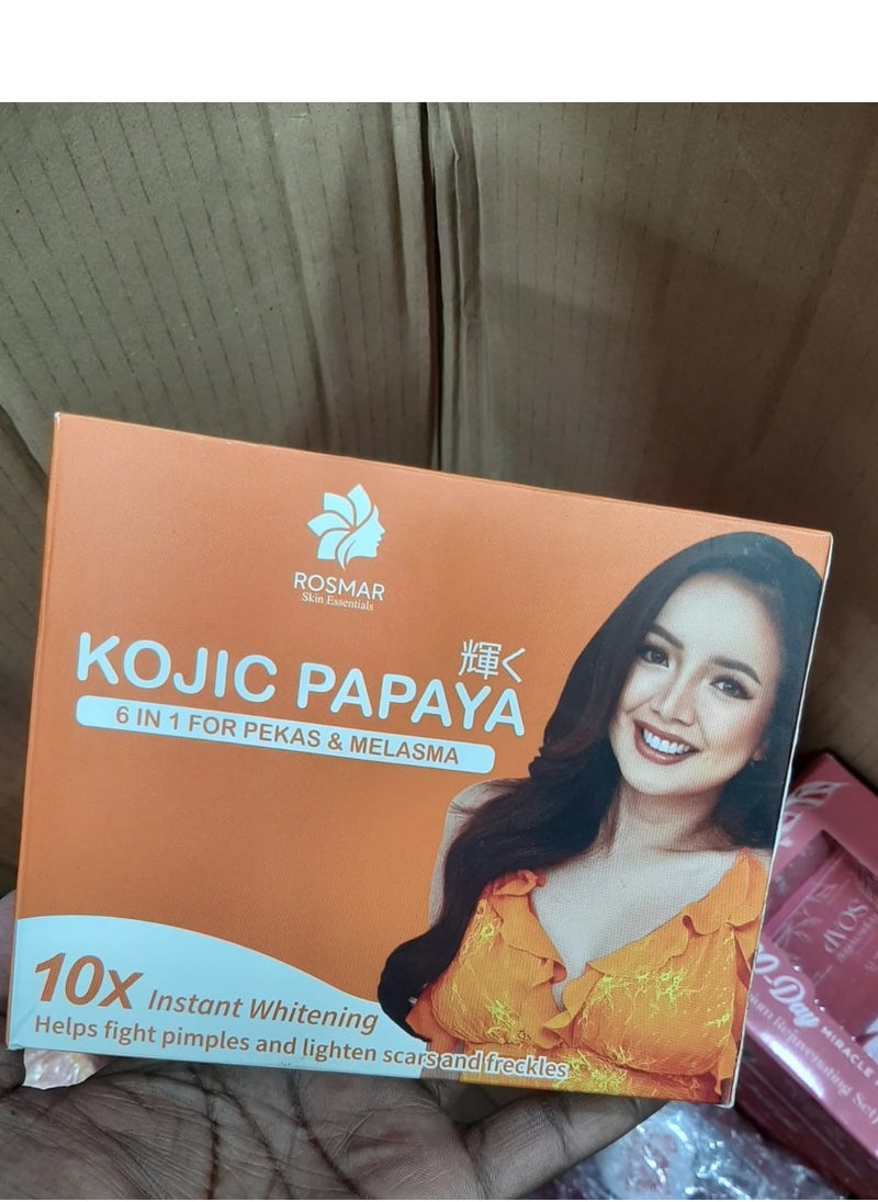 PAPAYA Kojic Papaya 6 in 1 for Pica and Melasma 10x Instant Whitening Kit 