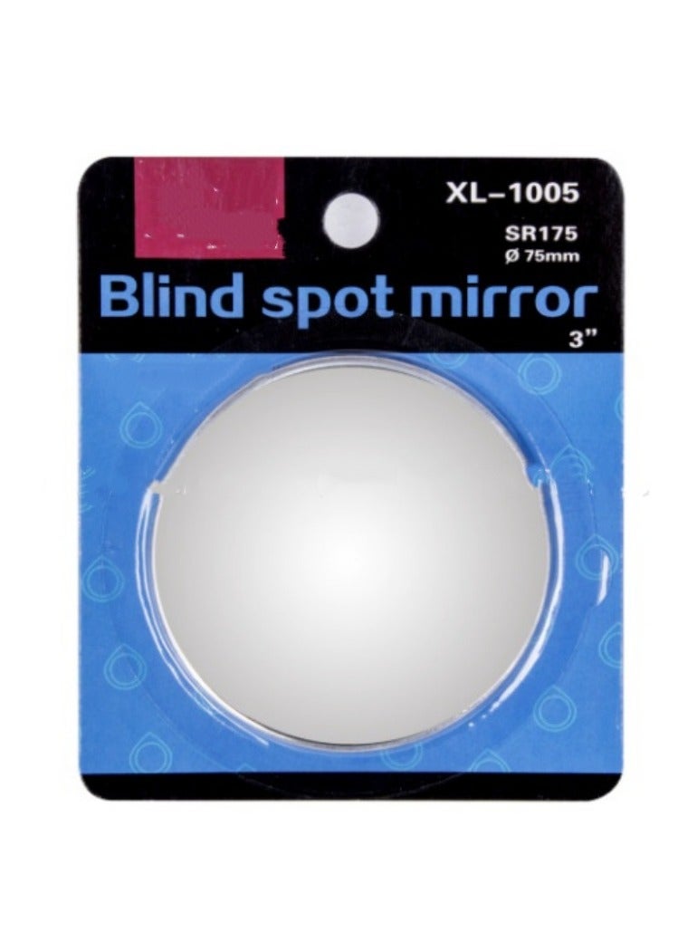 LOULUEN مرآة دائرية صغيرة ثابتة مرآة رؤية خلفية سيارة مرآة عكسية مرآة بزاوية واسعة