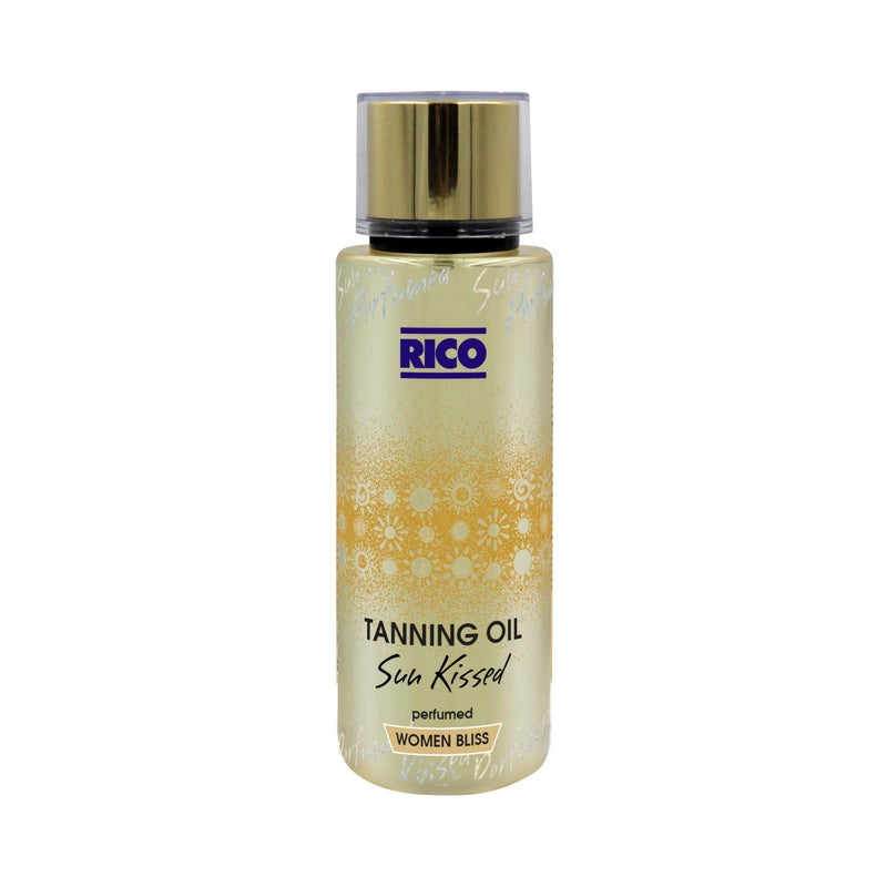 ريكو RICO Tanning Oil with Coconut Oil, Almond Oil & Vitamin E, Perfumed for Women, 250 ml - Image 1