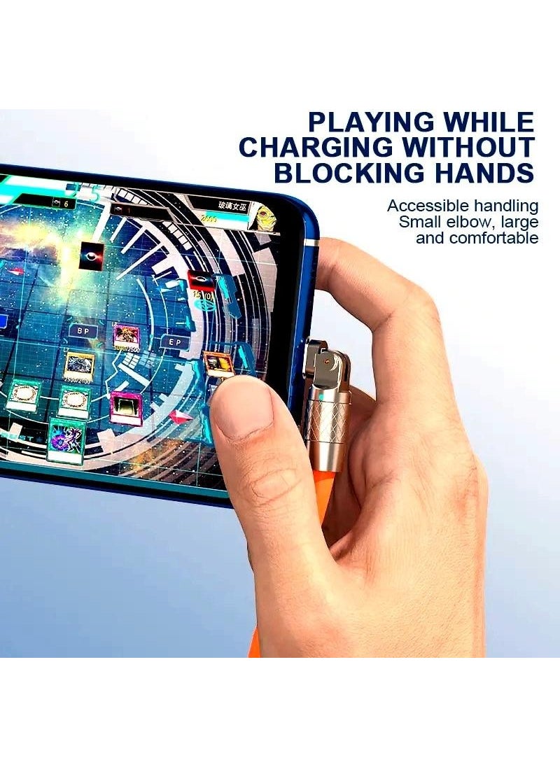 Valkyrie 6A Ios Apple Lightning Liquid Silicone Data Fast Charging Cable - 180 Degree Movable Head - Foldable, Unbreakable Durable Cable  - Image 3