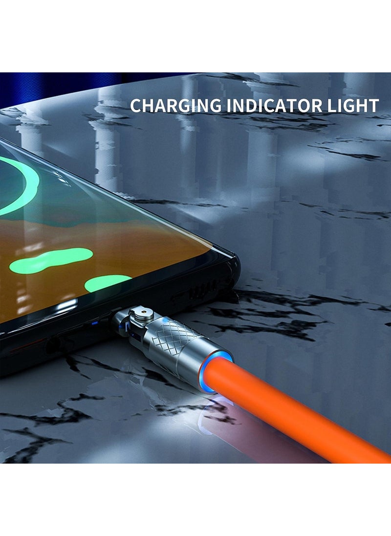 Valkyrie 6A Ios Apple Lightning Liquid Silicone Data Fast Charging Cable - 180 Degree Movable Head - Foldable, Unbreakable Durable Cable  - Image 5
