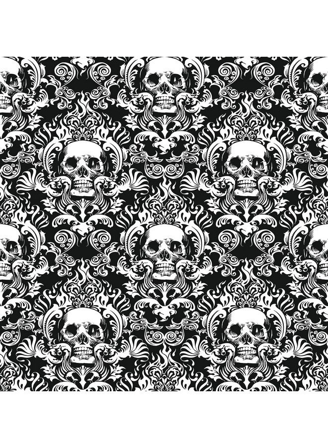 NuWallpaper Black Fieri Novelty Peel & Stick Wallpaper - Image 1