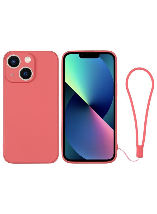 Zaboon Case For iPhone 13 mini Silicone Phone Case with Wrist Strap - Image 1