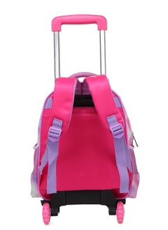 Stargold Baby Backpack 3Pcs For Baby Girls 1 lunch 1 Pencil Box And 1 Bag With Adjustable Strap For School 2 Wheels 14 Inch  - Image 3