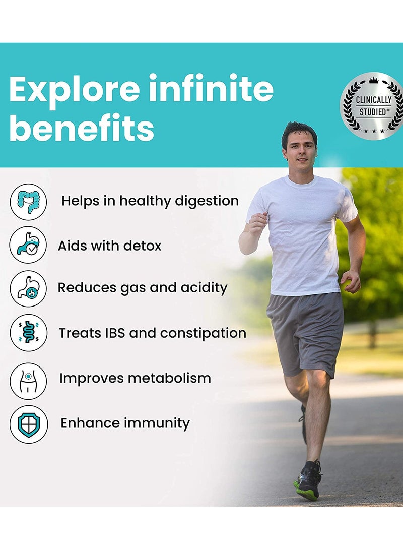 ويلبيينج نيوتريشن ويلبيينج نيوترشن ديلي بروبيوتيك + بريبيوتيك | نباتي | 36 مليار CFU ، 6 سلالات للرجال والنساء مع ألياف بريبيوتيك عضوية للهضم وصحة الأمعاء والتمثيل الغذائي | 21 قرصًا (عبوة من 6 قطع) - Image 4