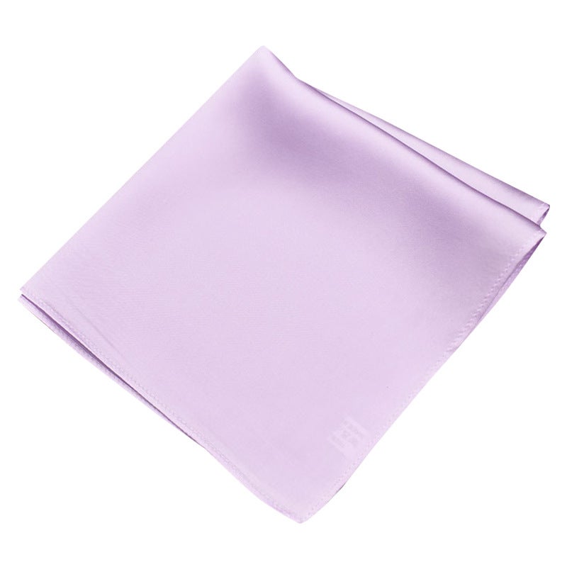 Supply Plain Crepe Satin Silk Men'S Flap Pocket Pants Square Mulberry Silk Gift Silk Handkerchief Face Wipe Women'S Small Handkerchief - Image 5