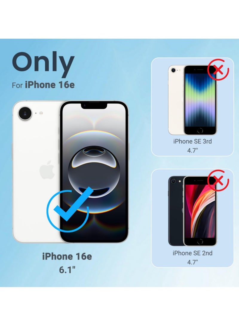 Abania iPhone 16e MagSafe Clear Case Shockproof Anti Yellowing Magnetic Slim Transparent - Image 4