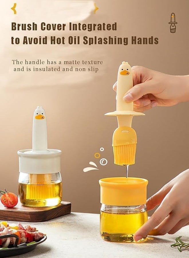 Caltero Sauce and Oil Bottle with Silicone Brush for Cooking BBQ Kitchen and 4 Hole Non Stick Egg Frying pan with Detachable Wooden Handle Multi Purpose Frying pan for Omelet uttapam idli Burger-2024 - Image 3