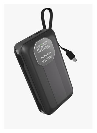 Black - 20000mAh Power Bank - 45W