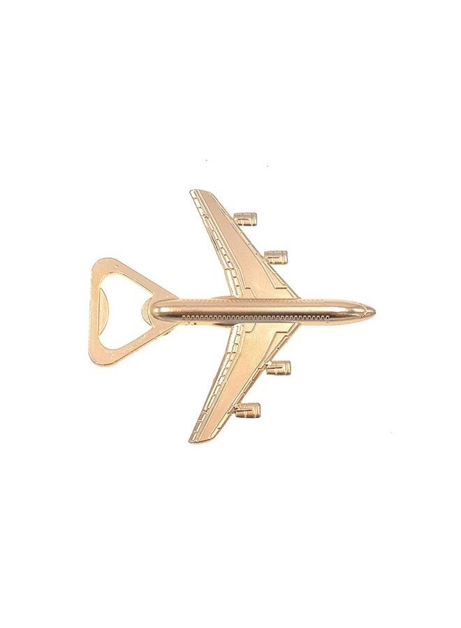 Kinteshun Airplane Bottle Opener with Gift Box Packing for Wedding Party Favor(12pcs,KC Golden Tone) . - Image 3