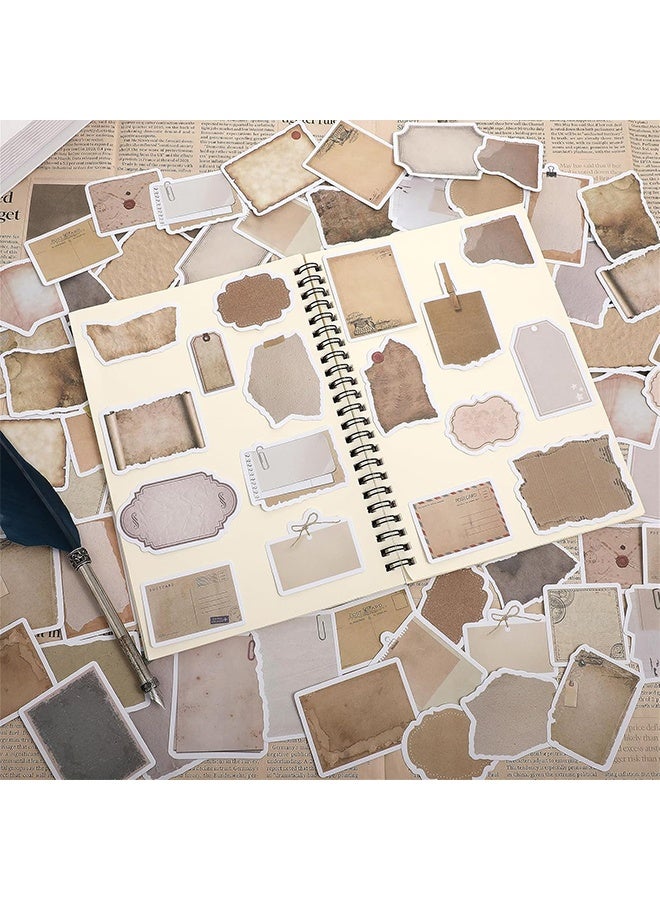 40 Pcs Vintage Scrapbook Paper Stickers, Scrapbooking Sticker Book Aesthetic Junk Journal Supplies DIY Decoupage Paper Accessories Stickers Craft Kits for Album Diary Notebook Journal - Image 5