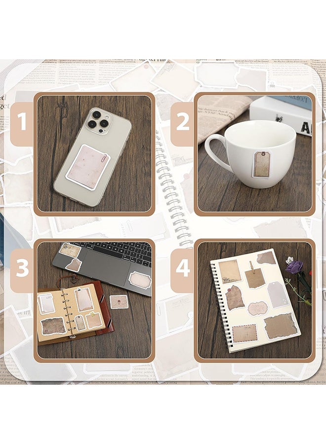 40 Pcs Vintage Scrapbook Paper Stickers, Scrapbooking Sticker Book Aesthetic Junk Journal Supplies DIY Decoupage Paper Accessories Stickers Craft Kits for Album Diary Notebook Journal - Image 4