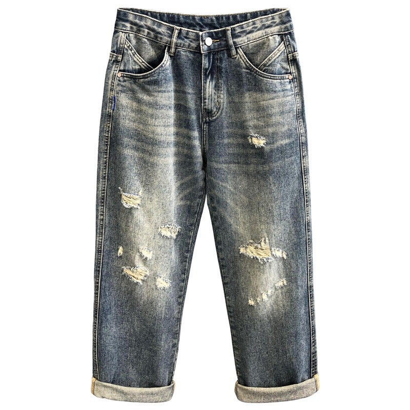 Unisex Casual Daily Denim Jeans - Image 5