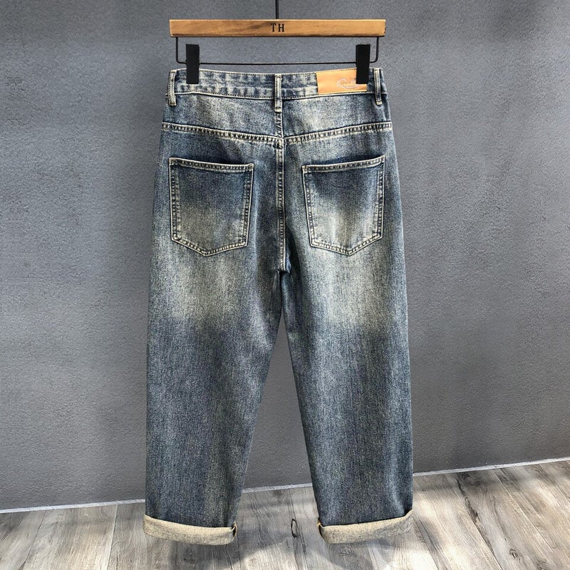 Unisex Casual Daily Denim Jeans - Image 2