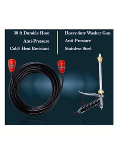 BONAI 12V Portable Pressure Washer 130 PSI High-Pressure Pump Adjustable Spray Patterns Multi-Purpose for Car Washing Vehicale Floors Walls and Glass Garden and all the Task  - Image 4