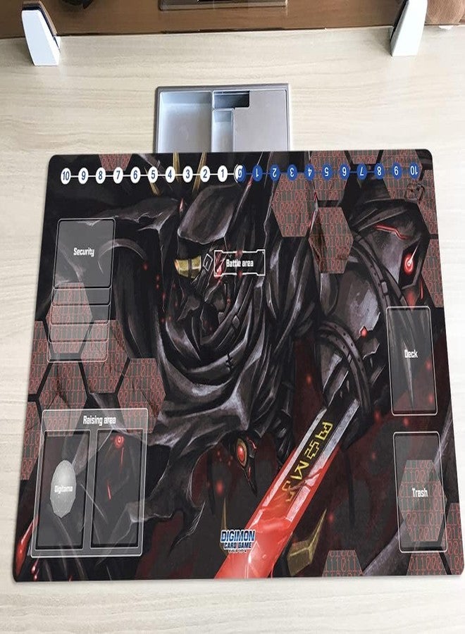 Mlikemat New DTCG Duel Playmat Digimon Diaboromon Trading Card Game TCG CCG Mat Pad + Free Bag (ZD002-162-SM) - Image 3