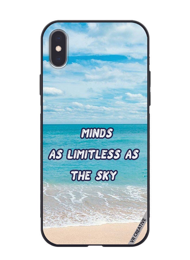 VR CREATIVE Protective Case Cover For Apple iPhone XS Max Sky Caption Design Multicolour - Image 1