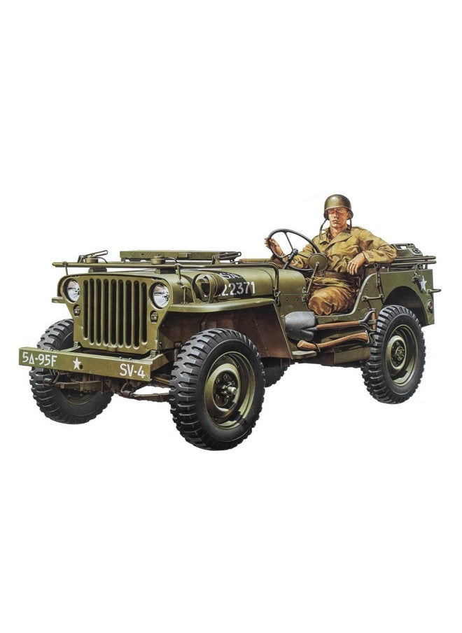 Tamiya TAMIYA Jeep Willys 1/4 Ton 4X4 Hobby Model Kit for ages 168 months to 1200 months  - Image 1