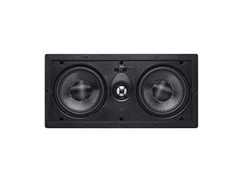 Monoprice 2-Way Carbon Fiber In-Wall Center Channel Speaker - Dual 5.25 Inch (Single) Easy Install For Home Theater - Alpha Series,Off-White - Image 3