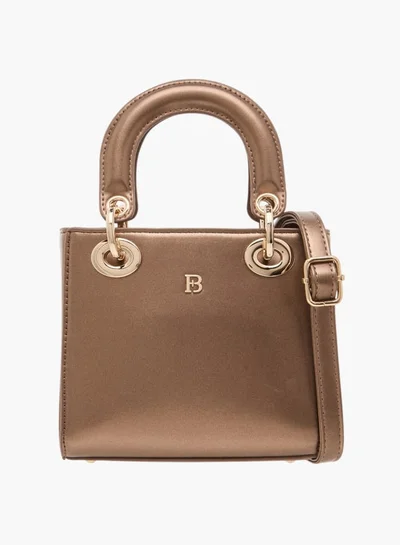 Flora Bella By Shoexpress Womens Monogram Handbag With Magnetic Closure