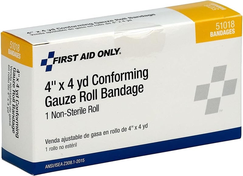 Reg PhysiciansCare 51018 First Aid Conforming Gauze Bandage 4Inch Wide - Image 3