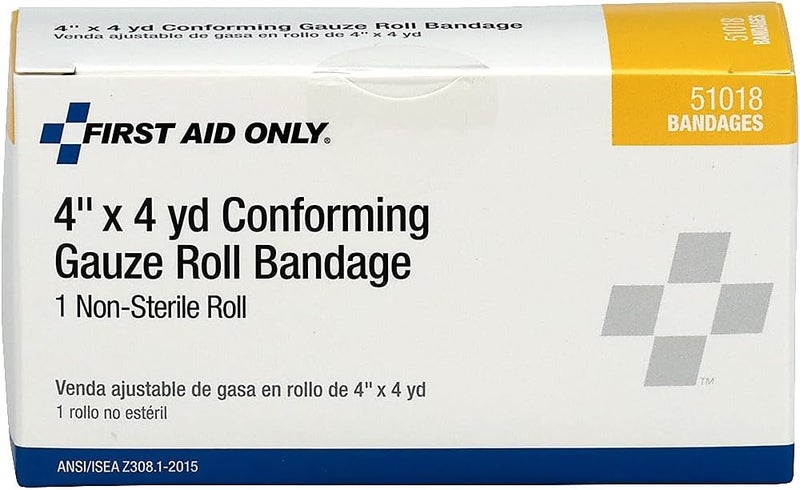 Reg PhysiciansCare 51018 First Aid Conforming Gauze Bandage 4Inch Wide - Image 2