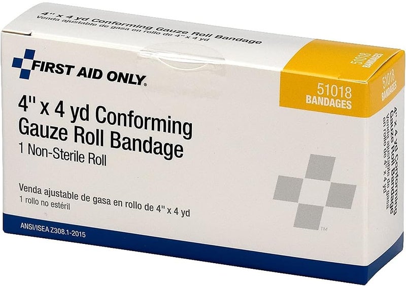 Reg PhysiciansCare 51018 First Aid Conforming Gauze Bandage 4Inch Wide - Image 4