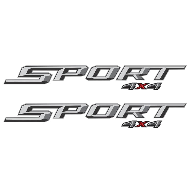 GOLD HOOK Sport 4x4 Decals, Replacement Bedside Stickers, Compatible with Ford F150 XLT F Truck 2015-2023 (GOLD HOOK Premium Series) - Image 1