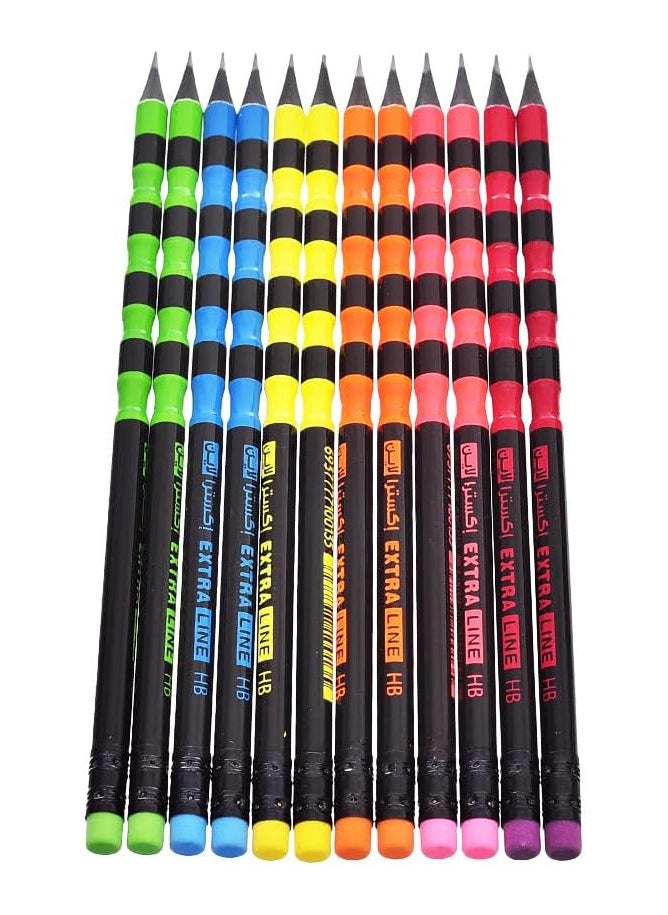 Generic 12pcs Graphite Pencil Set / Multicolor  - Image 1