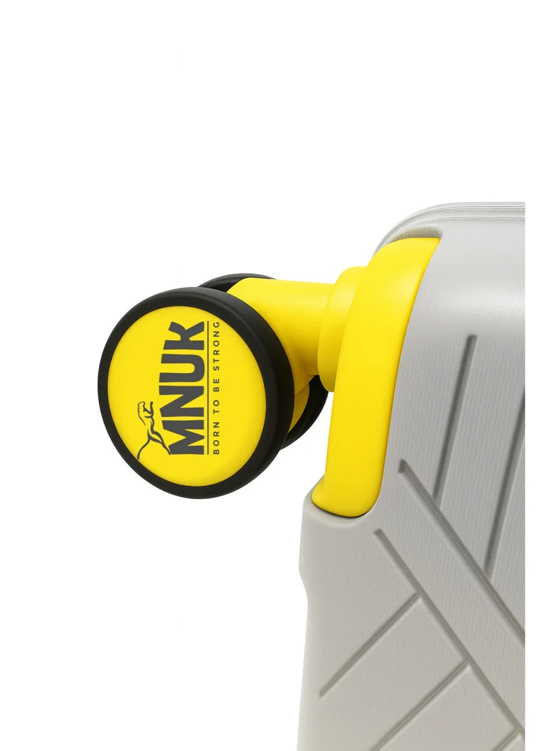 MNUK VIATOR PREMIE 28inch Luggage| Polypropylene (PP) Hardside Luggage Trolley|Double 360Â° 4 Wheeler &amp; Anti-theft Zipper| Large-28 Inch|Grey