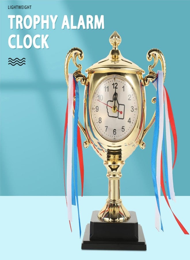ARTIBETTER 1Pc Children Trophy- Style Clock Tabletop Clock Unique Desktop Alarm - Image 5
