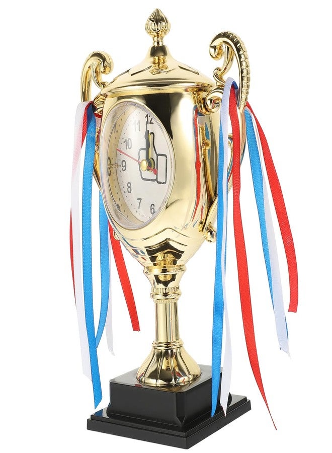 ARTIBETTER 1Pc Children Trophy- Style Clock Tabletop Clock Unique Desktop Alarm - Image 1
