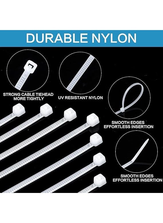 TheMujtaba TheMujtaba Large Zip Ties Heavy Duty Outdoor 4 inch 100 Pack Heavy Duty Zip TiesTensile Strength Outdoor UV ResistantAwnings Tying Branches Bundling of Crops Fixed Water Pipes  - Image 4