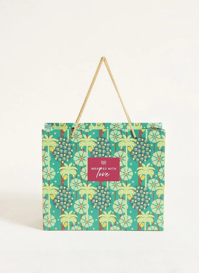 تشومباك Saanjh Gift Bag with Tag - Horizontal, Medium