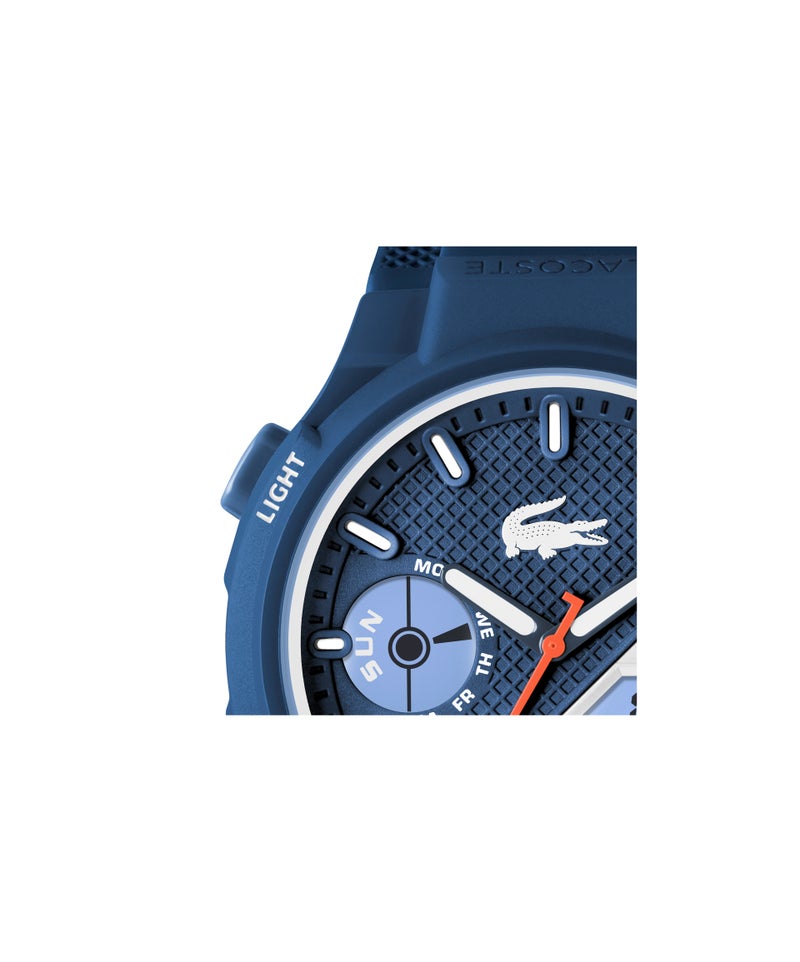 LACOSTE Round Analog-Digital Men'S Stainless Steel And Blue Tr90 Case  Watch - Image 5