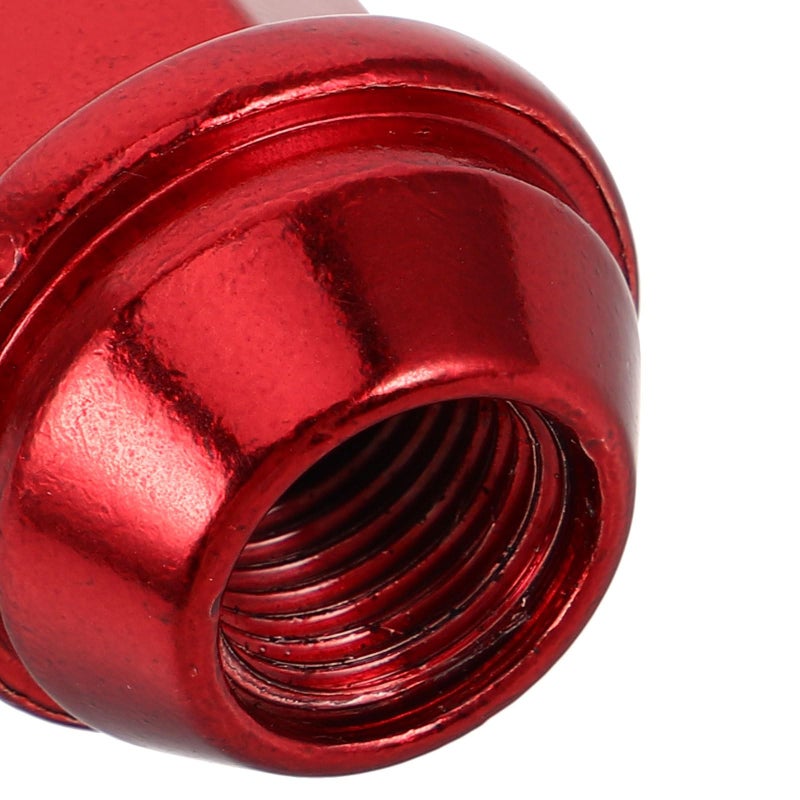 Red 14X1 5mm Solid Lug Nut Caps For SUV And Sports Car Heavy Duty Wheel Bolt Covers - Image 4