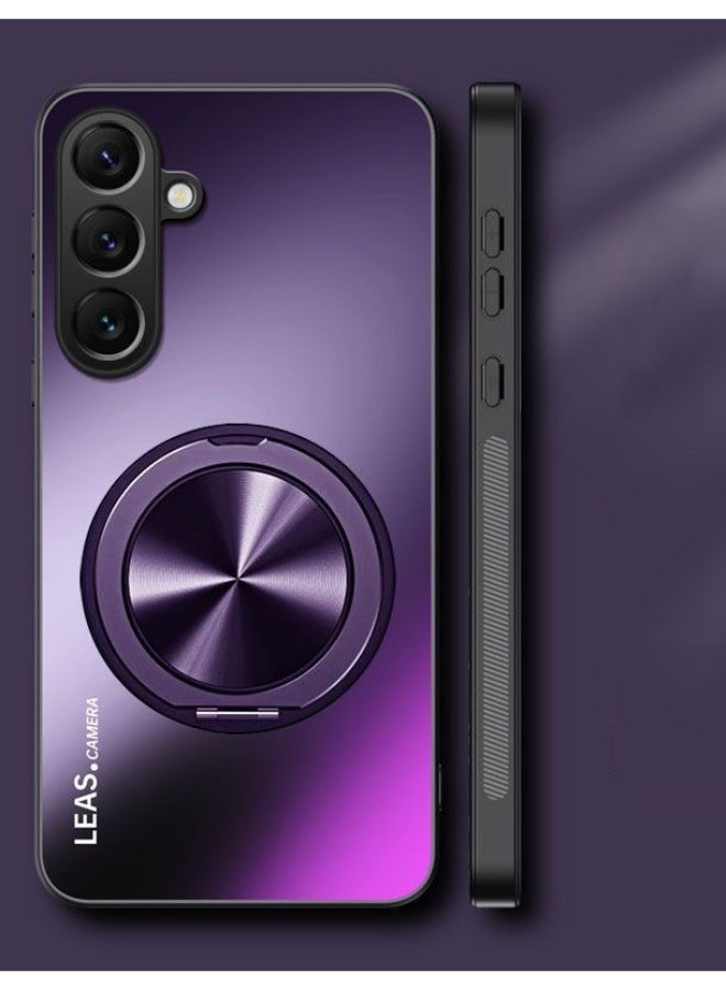 general For Samsung Galaxy  A17 Case Hard Matte With Ring Magnetic Protective Back Cover Case For Samsung A17