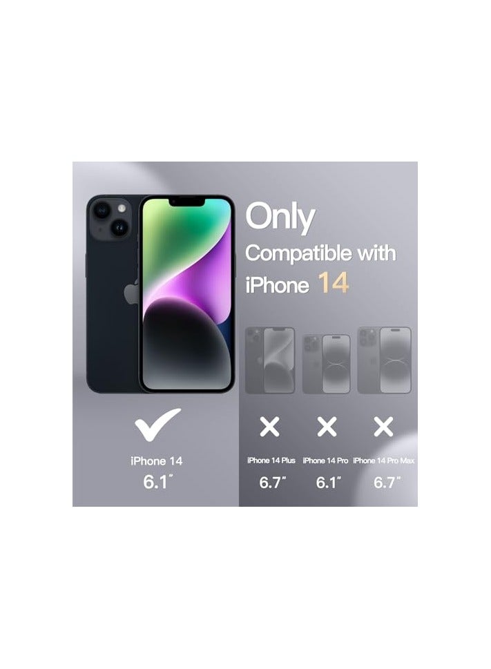 JETech Silicone Case for iPhone 14 6.1-Inch, Silky-Soft Touch Full-Body Protective Phone Case, Shockproof Cover with Microfiber Lining (Black) - Image 5