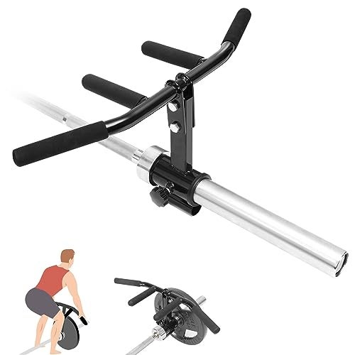 powerfeng T Bar Row Attachment Multi-Grip: T Bar Row Multi-Grip Handle Bar Attachment for 2Inch Olympic Barbell Bar & 1Inch Standard Bar Strength Workout Training - Image 1
