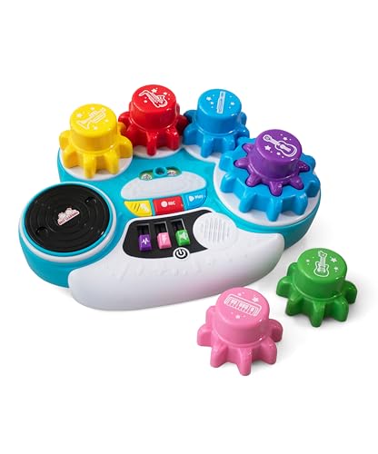 BEST LEARNING Music Gear Mixer Kids DJ Mixer Table Toy for 3 4 5 Yrs Old Toddlers Educational DJ Table with Recording Playback Sound Effect Game Mode Fun Birthday - Image 1