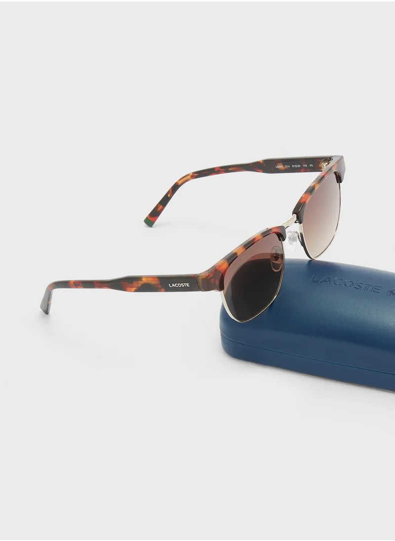 لاكوست Modified Rectangle Sunglasses