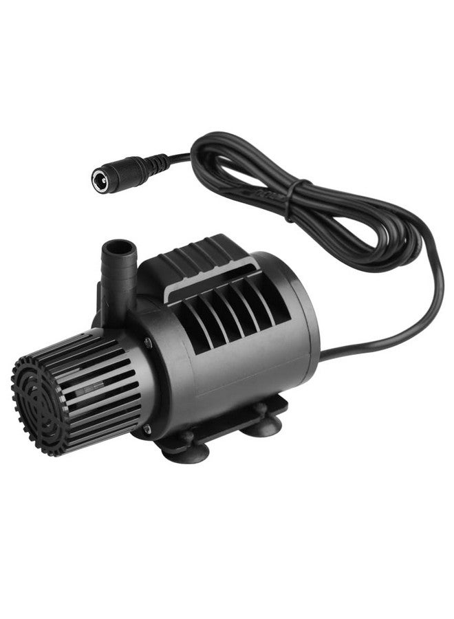 MOUNTAIN_ARK Dc 12V Submersible Clear Water Pump, 8 Level Adjustable Water Flow, Max 450L/H, 13Ft Lift Height, Brushless Fountain Circulation Pumps For Aquarium, Fish Tank, Rockery, Bonsai, Dc Plug, 6.5Ft Cord - Image 1