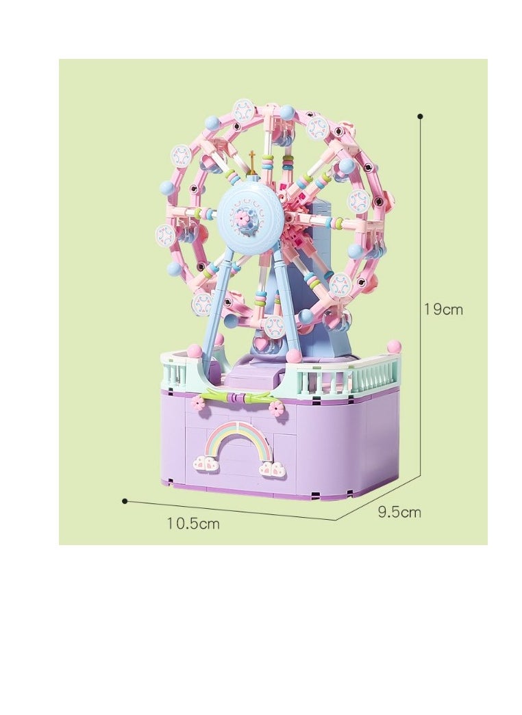 Ferris Wheel Music Box Building Blocks DIY Block For Girls And Boys 6 -12 Years Old  Construction Toy Birthday Gifts Adults Kids（710Pcs）  - Image 2