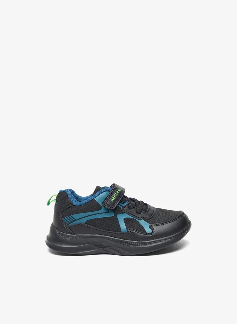Oaklan by Shoexpress Panelled Sports Shoes with Hook and Loop Closure