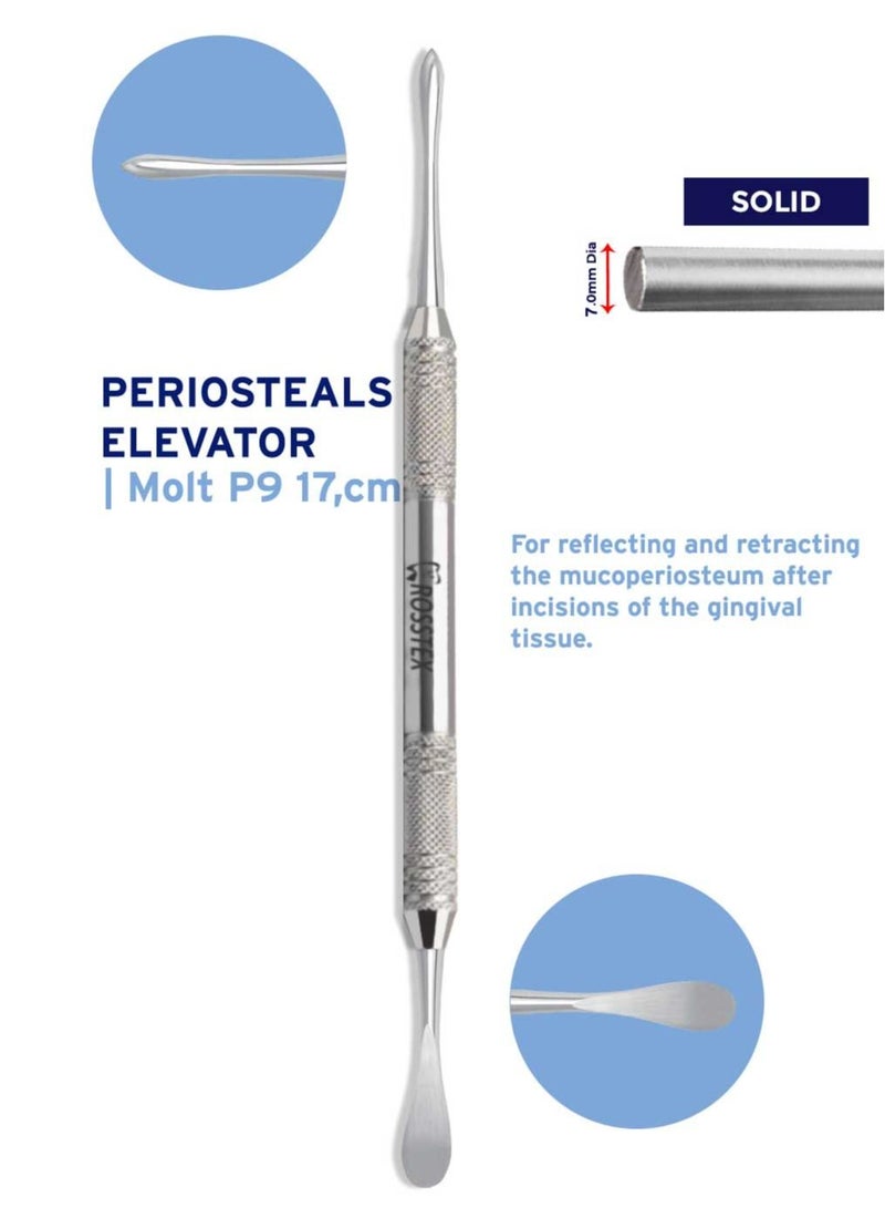 Crosstex Dental Molt Periosteal Elevator with handle no. 4
