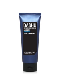 Dashu Mens Aqua Deep Seawater Foam Cleansing 5.07Fl Oz Deep Cleansing Facial Cleansing Foam Daily Face Wash For All Skin Types Makeup Remover  - Image 2
