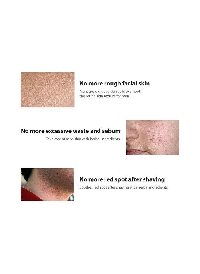 Dashu Mens Aqua Deep Seawater Foam Cleansing 5.07Fl Oz Deep Cleansing Facial Cleansing Foam Daily Face Wash For All Skin Types Makeup Remover  - Image 4