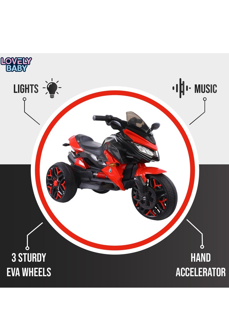 لافلي بيبي دراجة ركوب للأطفال من لوفلي بيبي LB 5188EL 12 فولت - وردي - Image 2